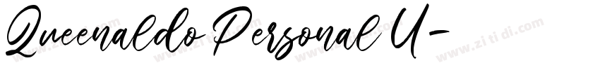 Queenaldo Personal U字体转换